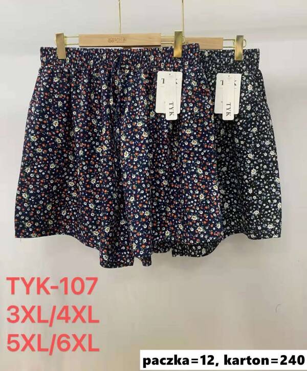 Szorty damskie Roz 3XL-6XL, Mix Kolor Paczka 12 szt